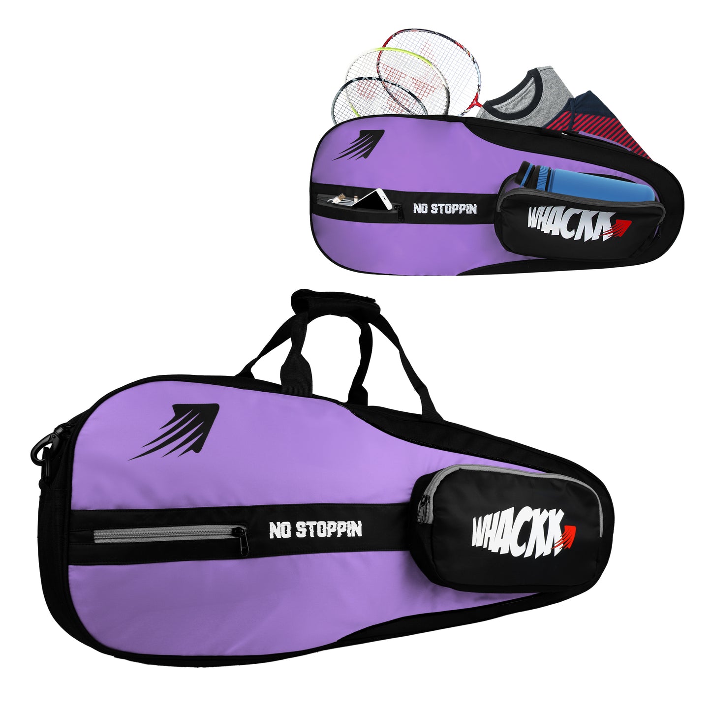 Drive Badminton Tennis Kit Bag 27L Lavender Black