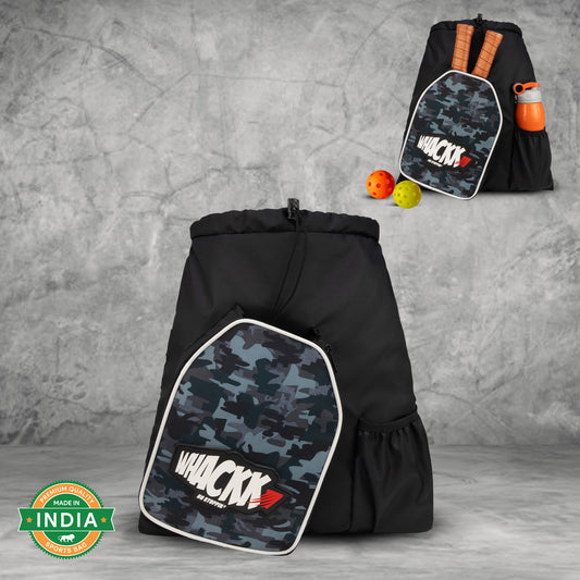 Dink Black Wildstone 8L Pickelball/ Table Tennis TT Bag Lightweight Unisex