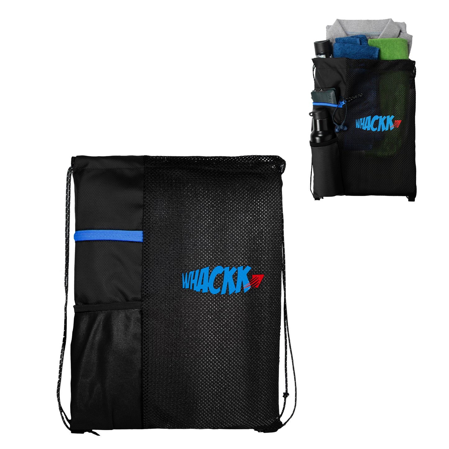 Joss Gym Swimming Kit Bag 9L Black