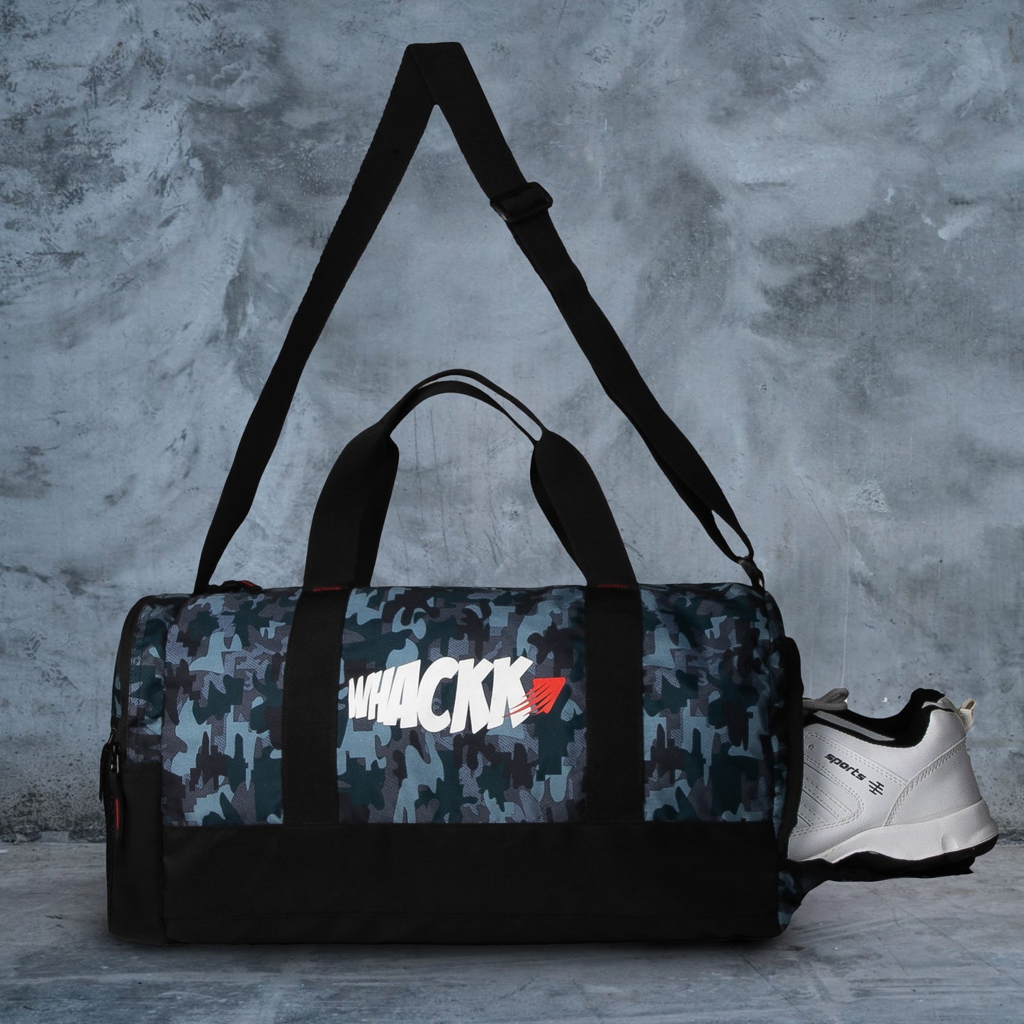 Cardio 31L Wild Stone Gym Fitness Workout Training Sports Travel Duffle Bag Separate Shoe Pocket Dry Wet Pocket Multipurpose Carry Bag Adjustable Strap Lightweight Sports Kit Men Women