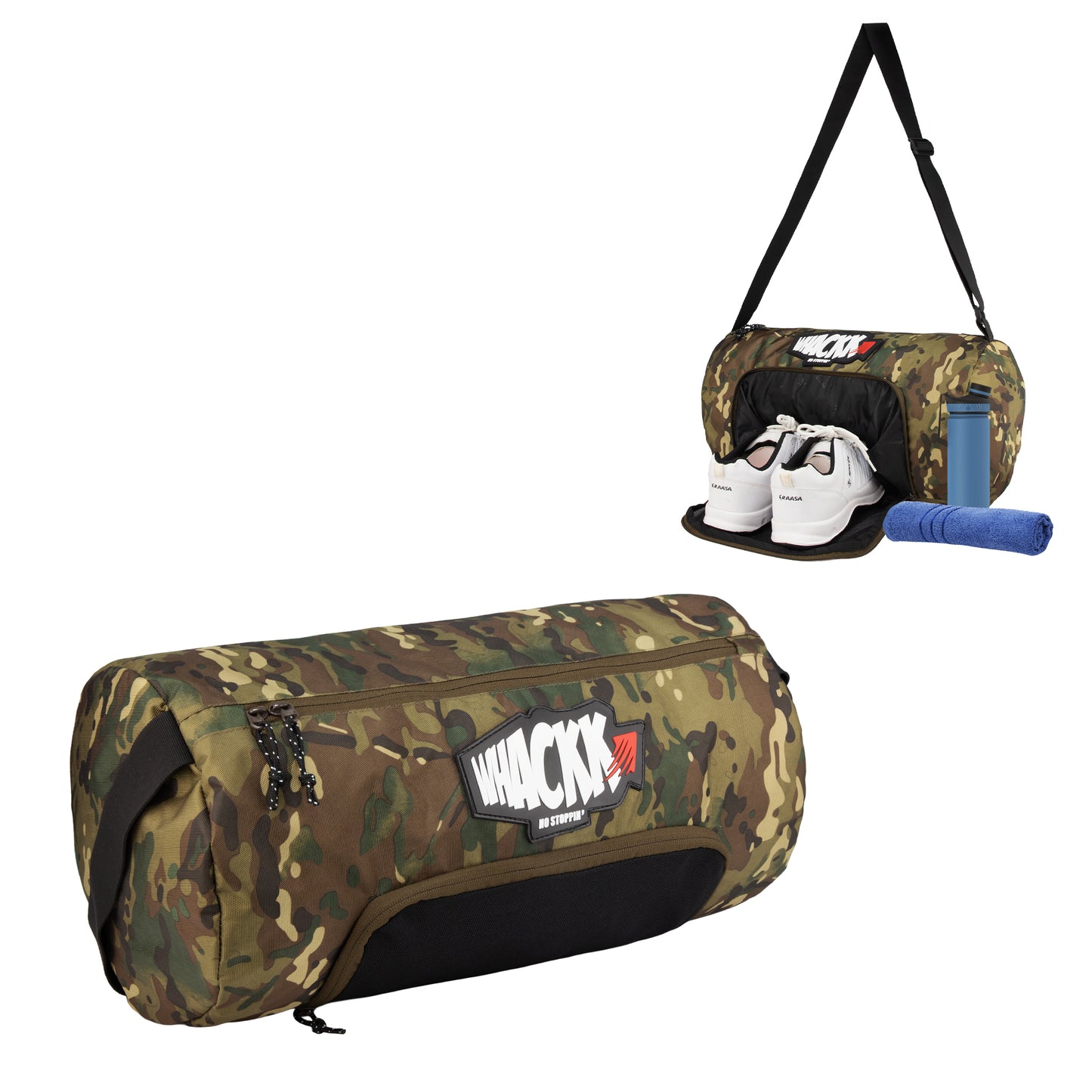 Track Wild Olive Green 31L |Gym Bags |Fitness Bag|Sports Duffle|Multipurpose Carry Bag |Travel Duffel Bag|Adjustable Strap|Air Ventilated pocket for shoes|Unisex|Sports Kit|Kitbag