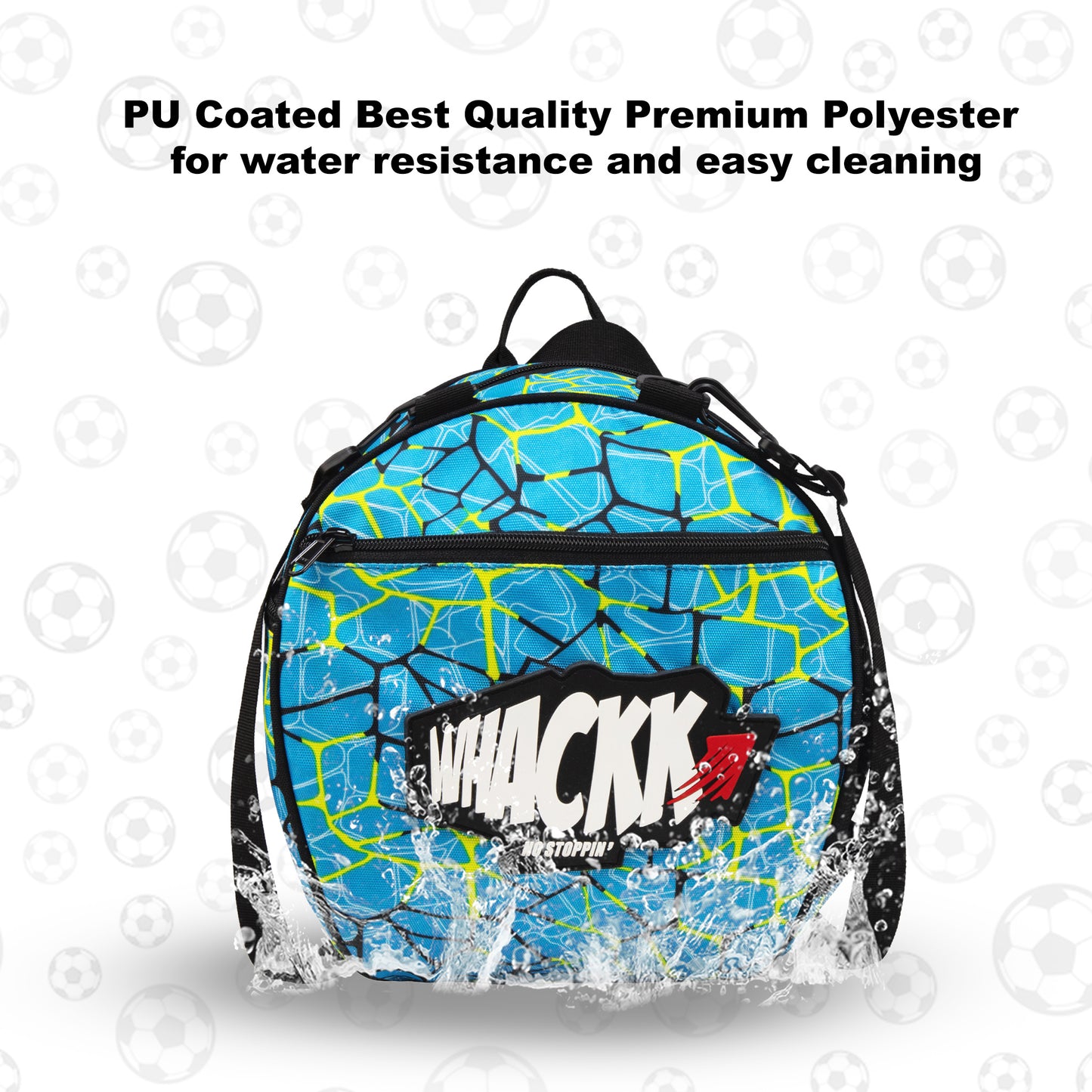 Attack R31 Soccer 12L Football Equipment Bags| Basketball Volleyball Bags |Adjustable Strap Backpack |Easy Access Pocket Mesh Bottle Holders | Ball Bag |Kitbag |Bag