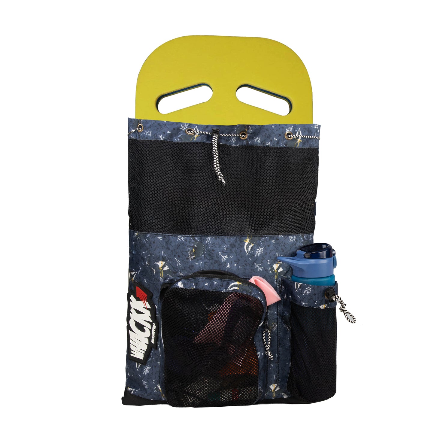 Aqua Warren Blue Unisex Swimming Bag |Water Sports |Dry Bags |Wet Pocket |Accessories |Beach Bag |Storage Swim Gym Gears |Drawstring Backpack |Netball Backpack | Pocket for Cap and Goggles