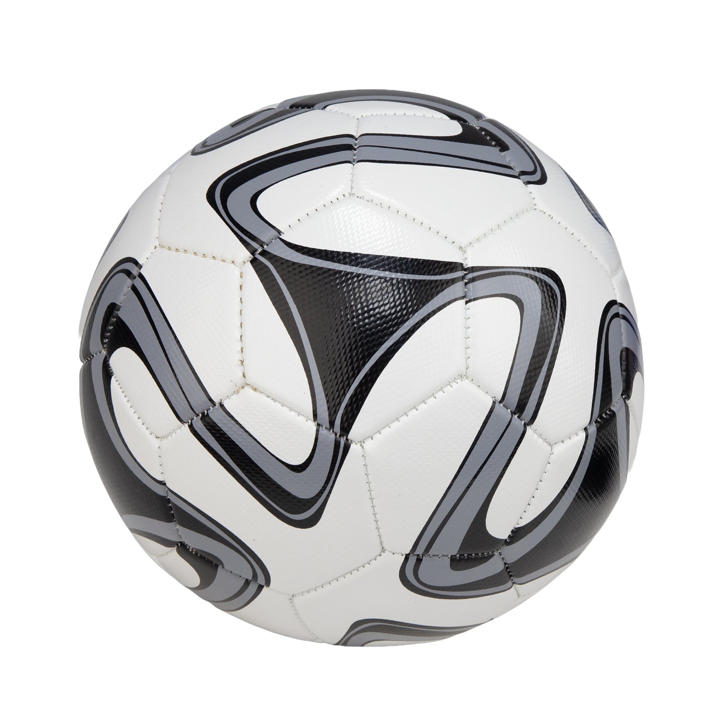 Whackk Pele Black & White Football (Size 5) – 32-Panel Durable PVC Ball