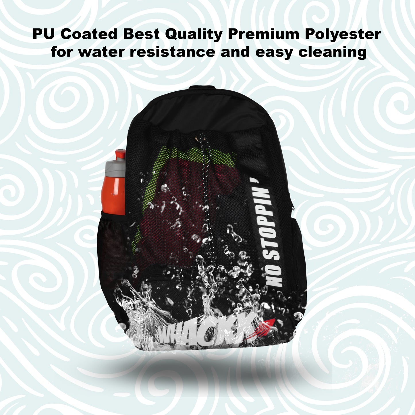 Dolphin Black 26L Unisex Swimming Gym Equipment Backpack |Diving Surfing Sports Bag|Separate Wet Dry Compart|Pocket for Cap & Goggles|Lightweight|Water Resistant|for Men Women