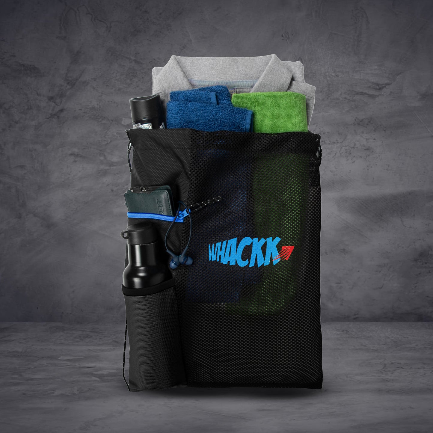 Joss Gym Swimming Kit Bag 9L Black