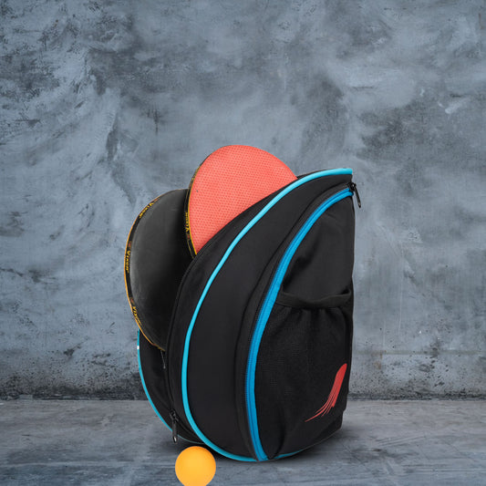 Twirl Black | Unisex Table Tennis Equipment Bag | Tennis Case | Racket Case | TT Bag Cover |Ping Pong Paddle Case|Case Bag Double-Sided |Professional |Bat Protector Pouch |Travel