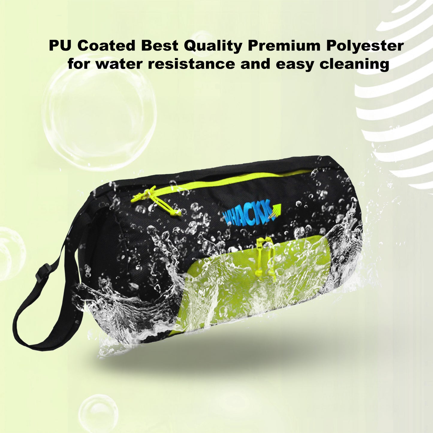 Track Green 31L|Gym Bags |Fitness Bag| Sports Duffle| Multipurpose Carry Bag |Travel Duffel Bag| Adjustable Strap| Air Ventilated Pocket for Shoes| Unisex| Lightweight| Sports Kit| Kitbag| for Men Women