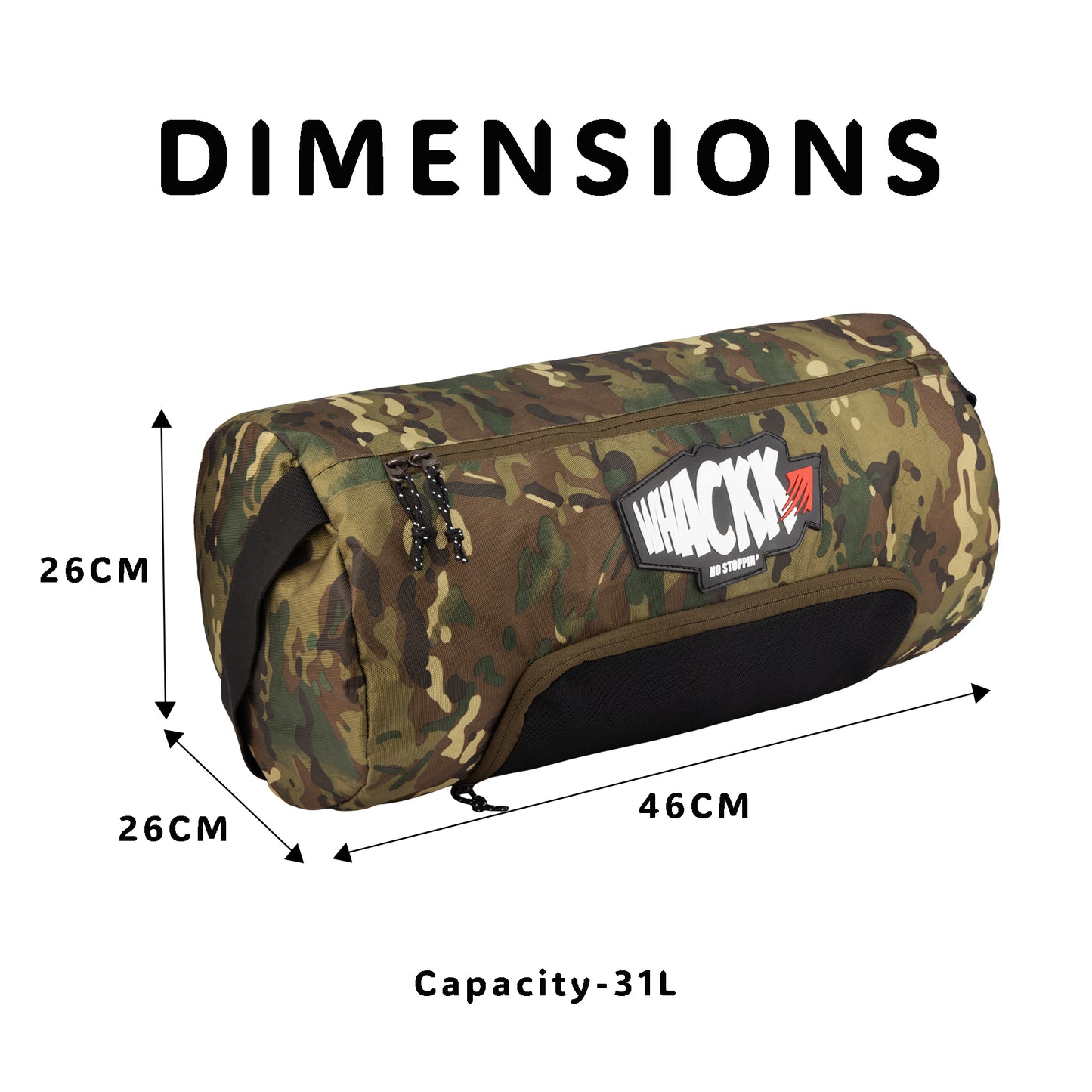 Track Wild Olive Green 31L |Gym Bags |Fitness Bag|Sports Duffle|Multipurpose Carry Bag |Travel Duffel Bag|Adjustable Strap|Air Ventilated pocket for shoes|Unisex|Sports Kit|Kitbag