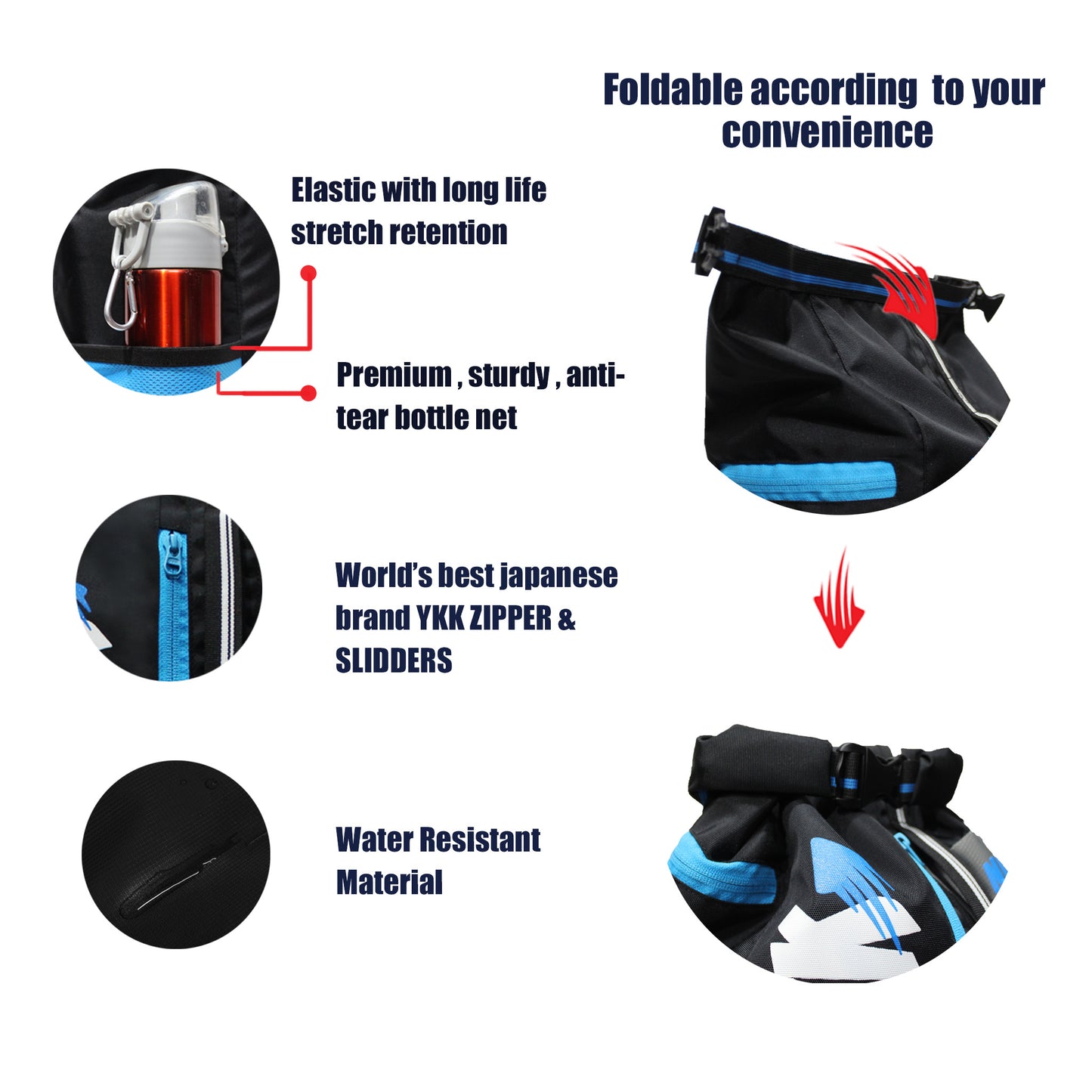 Brute Gym Yoga Exercise Fitness Bag 27L Black Grey