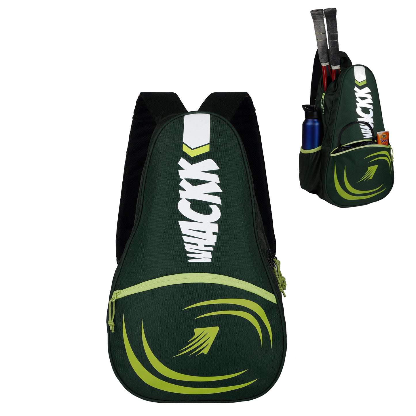 Ace Pickleball Green Badminton Tennis Kit Bag 28L Green