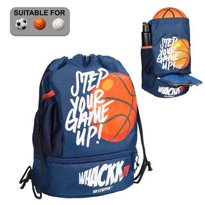 Blitz Soccer Basketball Volleyball Kit Bag 21L Blue