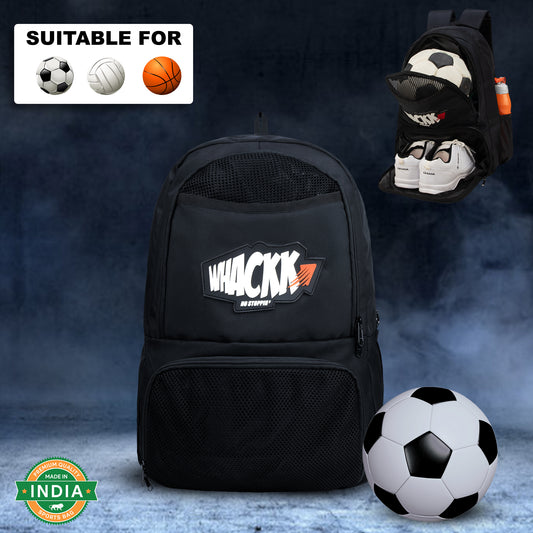 Strike Black 32L Black  Soccer Football Equipment Bags