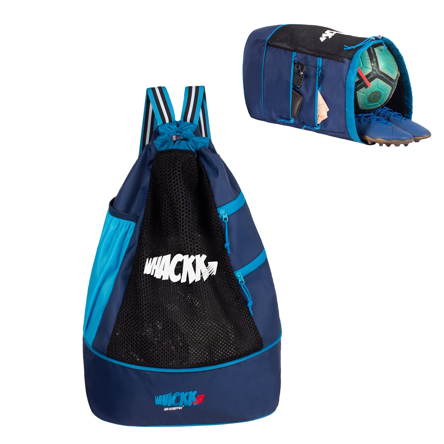 Goal Soccer Basketball Volleyball Kit Bag 31L Navy
