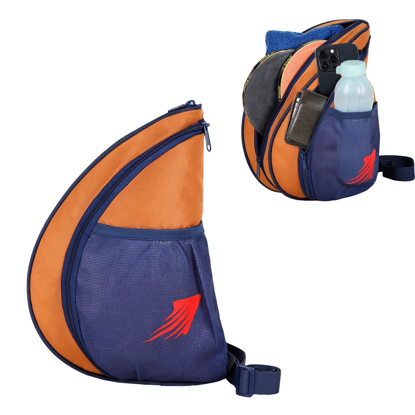 Twirl Table Tennis Kit Bag 5L Orange