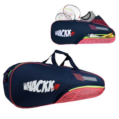 Rally Badminton Tennis Kit Bag 53L Pink Navy