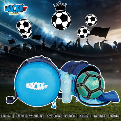 Kick Soccer Navy Blue Football Equipment Bags|Basketball Volleyball Bags |Adjustable Strap Backpack |Easy Access Pocket Mesh Bottle Holders | Ball Bag |Kitbag |Bag