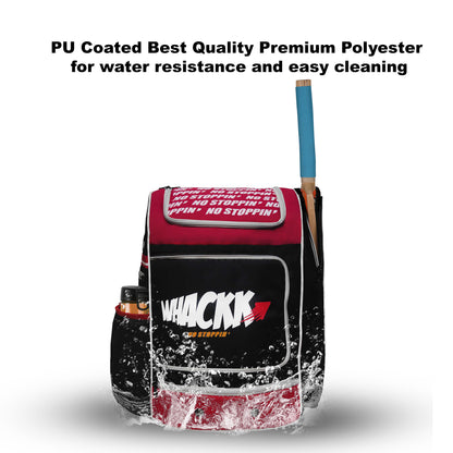 Blast Junior 37L Red Black|Cricket Kit Bag |1 Pocket for Bat |2 Water Bottle Holders|Upto 10yrs Kids Kitbag |Leg pad Upto 12.5 "|Shoe & Accessories Pockets |Lightweight |Dual Opening