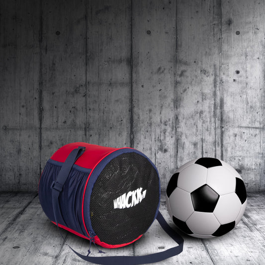 Kick Soccer Basketball Volleyball Kit Bag 15L Red Navy