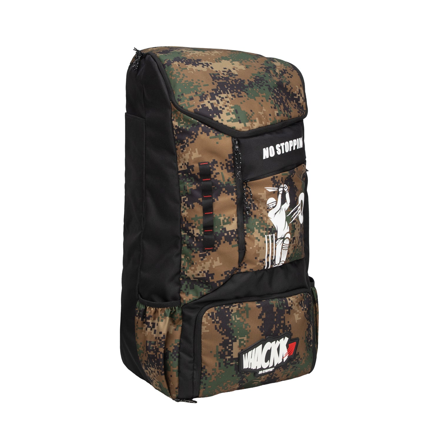 Kallis Marpat WL 103L Unisex Cricket Kit Bag Backpack|Adult Size|2 Bat|Shoe/Helmet Pocket|Main Compartment 18" Leg Pad|2 Bottle Holder|Easy Access Pocket|Player Edition Senior