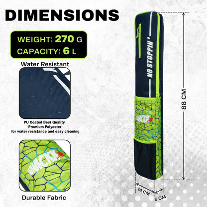 Hayden R39 Cricket Bat Cover Polyester Material, Premium Full Size Cover for Wooden and Plastic Bats with Heavy Duty Stitched Strap