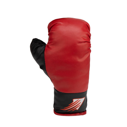 Whackk Red Junior Kids Boxing Kit with Filled Punching Bag, Gloves and Headgear Bounce-Back |Training Bag for Boys & Girls
