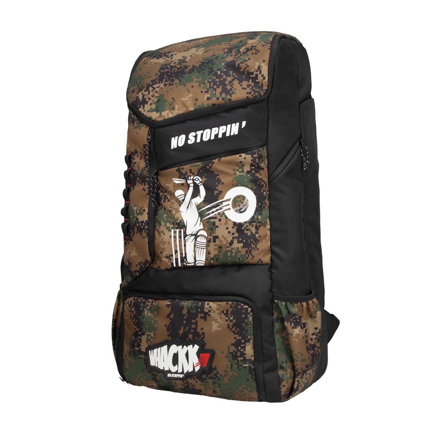 Kallis Marpat WL 103L Unisex Cricket Kit Bag Backpack|Adult Size|2 Bat|Shoe/Helmet Pocket|Main Compartment 18" Leg Pad|2 Bottle Holder|Easy Access Pocket|Player Edition Senior