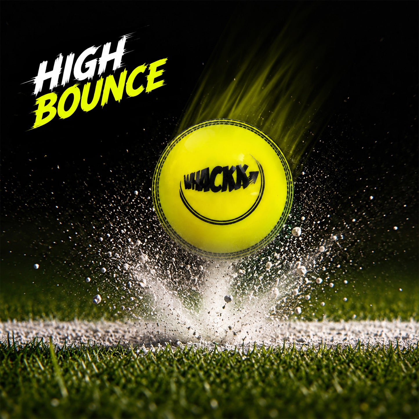 Whackk Windballs set of 3 PVC T-20 Soft Cricket Balls (Yellow Colour)
