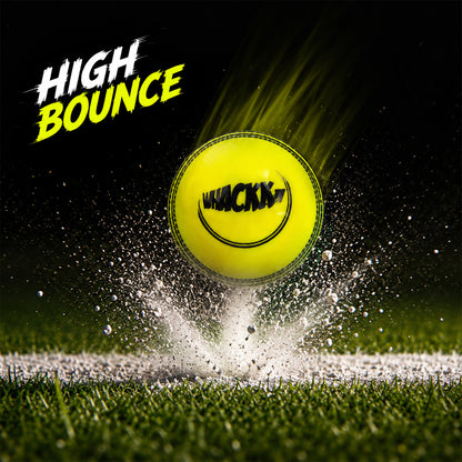 Whackk Windballs set of 3 PVC T-20 Soft Cricket Balls (Yellow Colour)