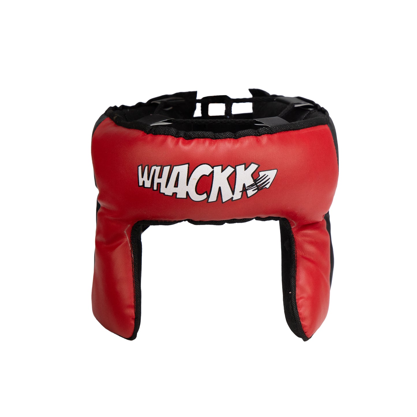 Whackk Red Junior Kids Boxing Kit with Filled Punching Bag, Gloves and Headgear Bounce-Back |Training Bag for Boys & Girls