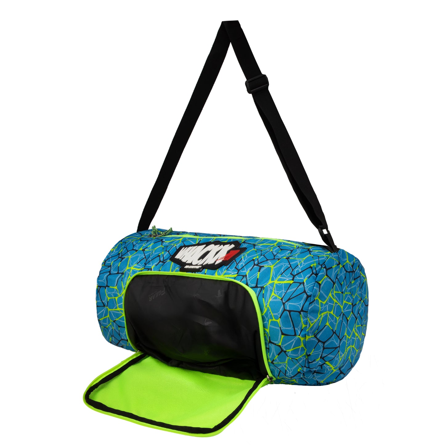 Track Blue 31L |Gym Bags |Fitness Bag|Sports Duffle|Multipurpose Carry Bag |Travel Duffel Bag|Adjustable Strap|Air Ventilated pocket for shoes|Unisex|Lightweight|Sports Kit|Kitbag