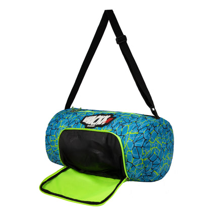 Track Blue 31L |Gym Bags |Fitness Bag|Sports Duffle|Multipurpose Carry Bag |Travel Duffel Bag|Adjustable Strap|Air Ventilated pocket for shoes|Unisex|Lightweight|Sports Kit|Kitbag