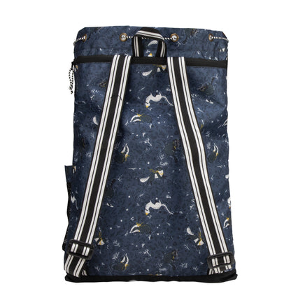 Aqua Warren Blue Unisex Swimming Bag |Water Sports |Dry Bags |Wet Pocket |Accessories |Beach Bag |Storage Swim Gym Gears |Drawstring Backpack |Netball Backpack | Pocket for Cap and Goggles