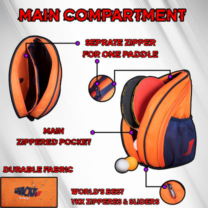 Twirl Table Tennis Kit Bag 5L Orange