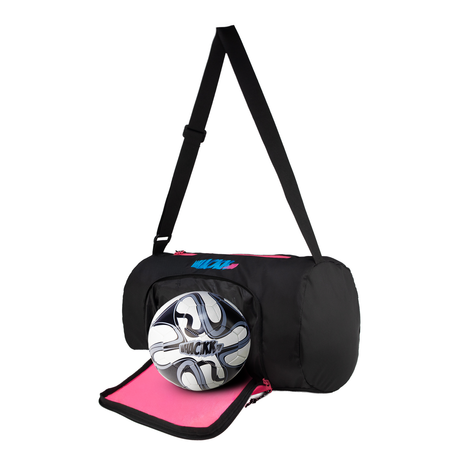 Track Pink 31L |Gym Bags |Fitness Bag|Sports Duffle|Multipurpose Carry Bag |Travel Duffel Bag|Adjustable Strap|Air Ventilated pocket for shoes|Unisex|Lightweight|Sports Kit|Kitbag
