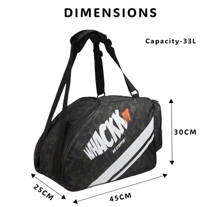 Steezy Skating Bag – Large Compartment for Skates, Helmet, Pads, Gloves, Clothes & Accessories, Convertible Shoulder & Backpack, Water-Resistant