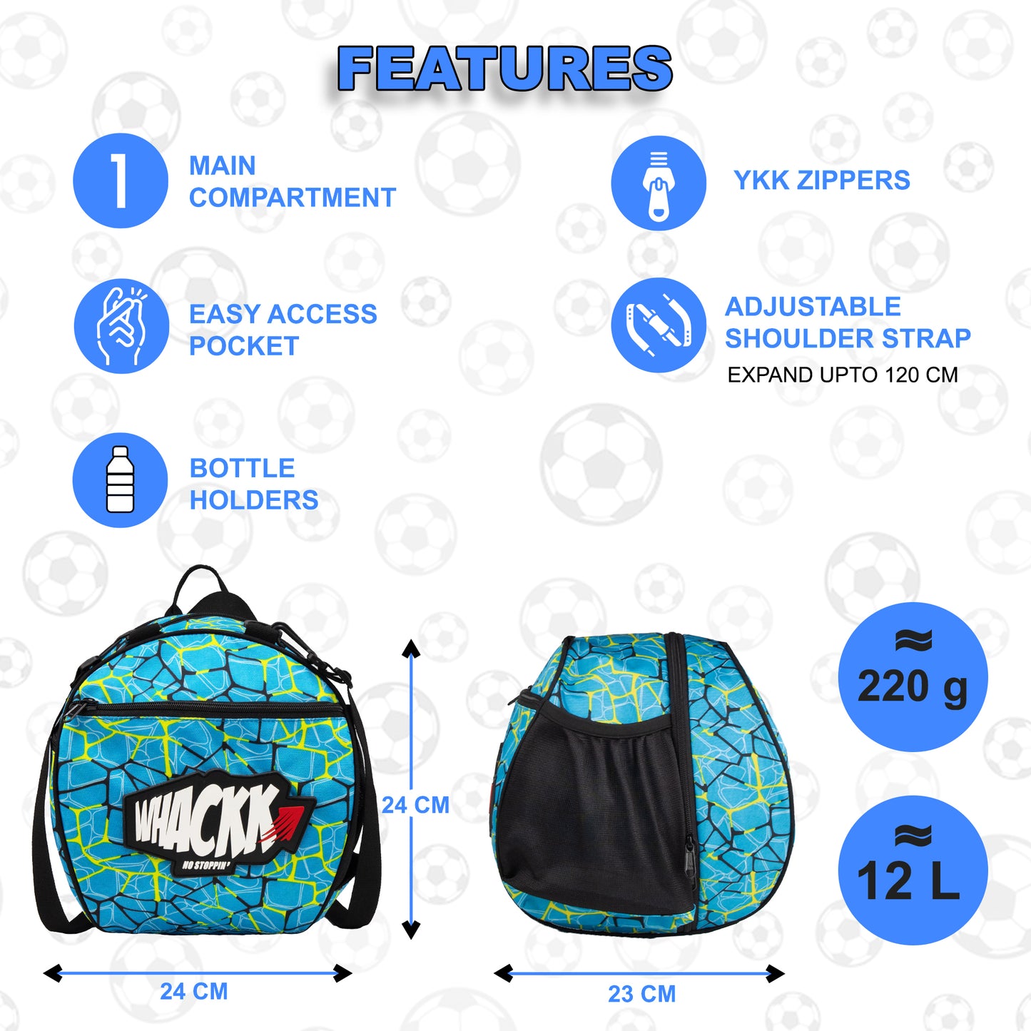 Attack R31 12L Soccer Football Equipment Bags