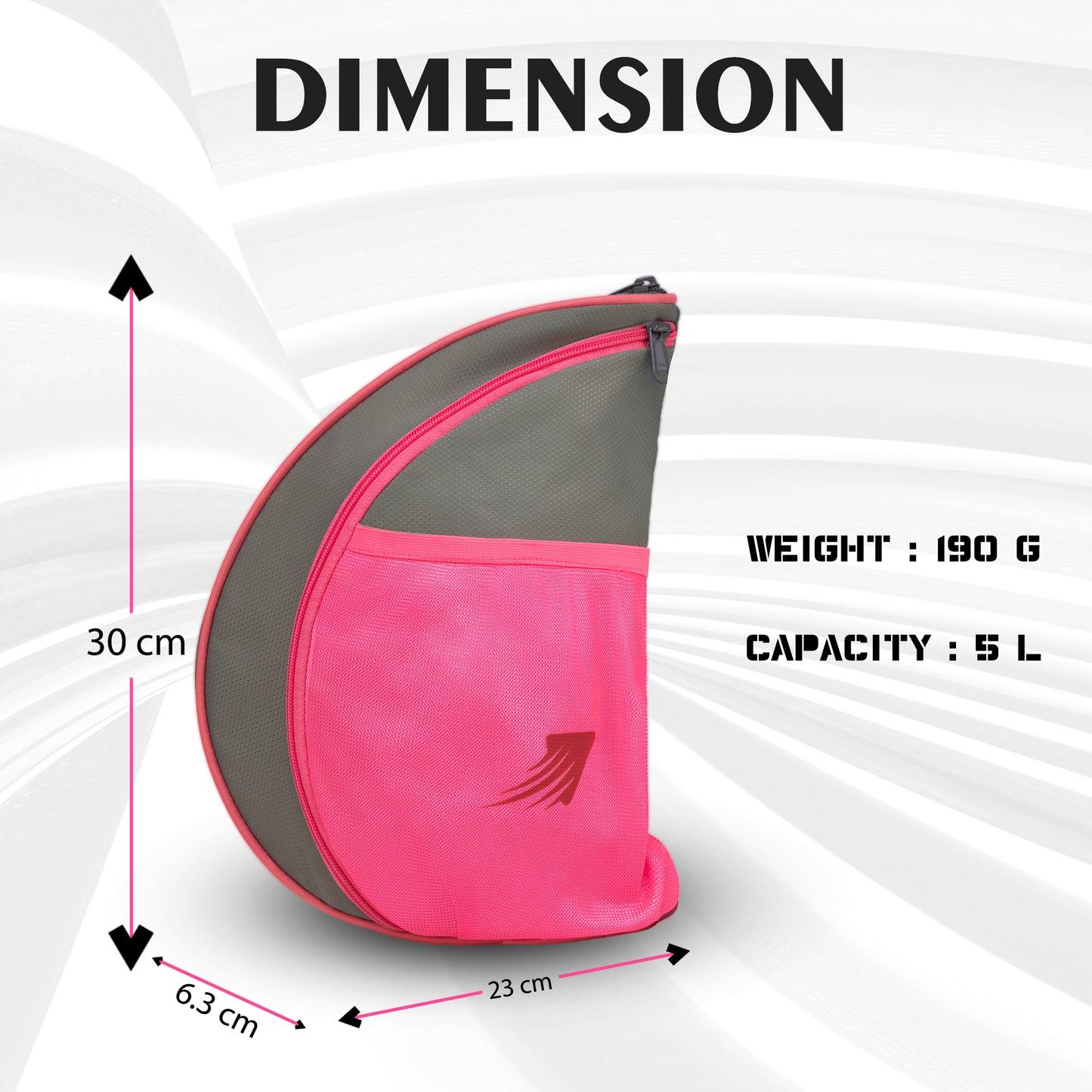 Twirl 5LPink | Unisex Table Tennis Equipment Bag | Tennis Case | Racket Case | TT Bag Cover |Ping Pong Paddle Case|Case Bag Double-Sided |Professional |Bat Protector Pouch |Travel