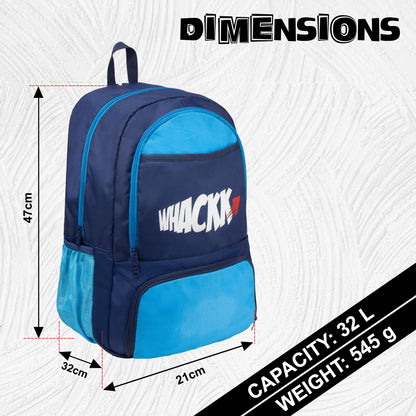 Strike Navy Blue 32L Football Basketball Volleyball Kitbag Shoe Ball Separate Pockets Equipment Bag Backpack| Soccer Bag| Boys Kids Adult Men| Mesh Shoe Ball Pocket| Bottle Holder| Easy Access Pocket Visit the WHACKK Store (Copy)