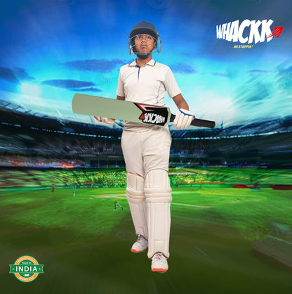 Whackk Cricket Bat Olive Green  Size 5 Premium Hard Plastic Fiber Tennis Cricket bat