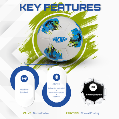 Whackk Zico  Football Blue Black