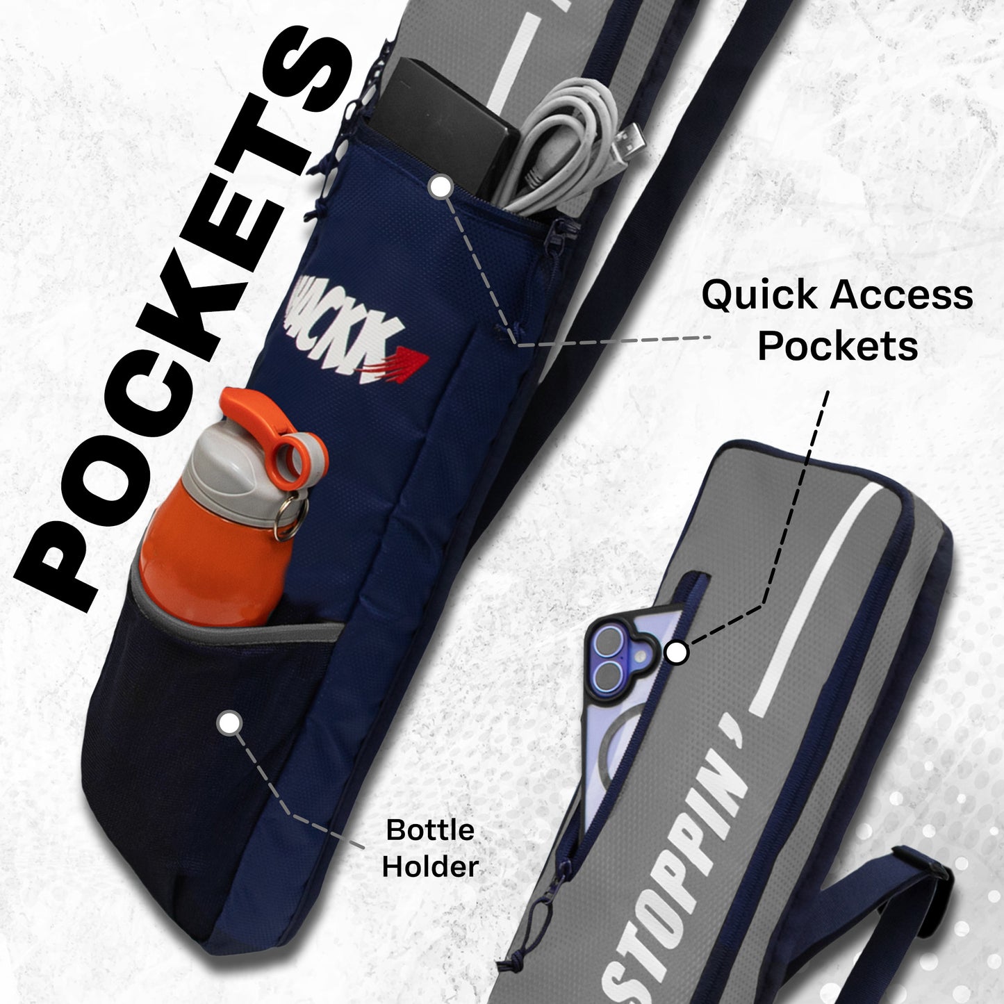 Hayden Grey Cricket Bat Cover