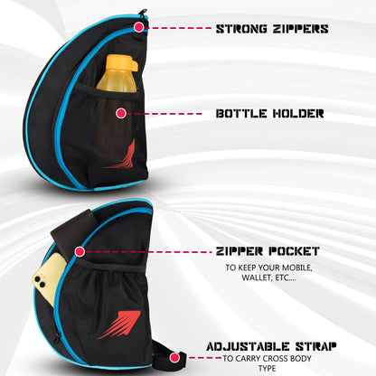 Twirl Table Tennis Kit Bag 5L Black