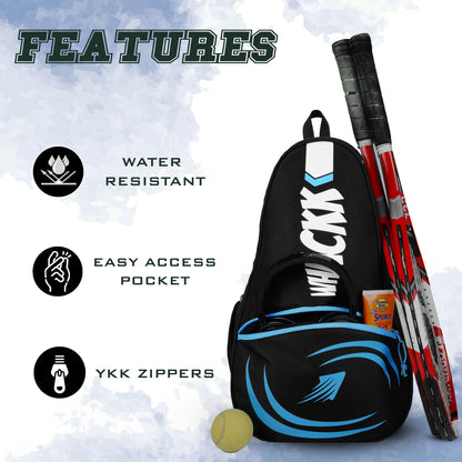 Ace Pickleball Navy Black Badminton Tennis Kit Bag 28L