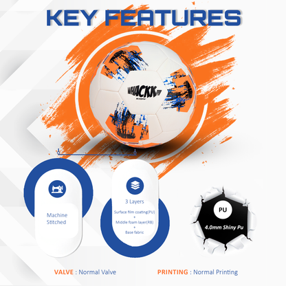 Whackk Zico football orange