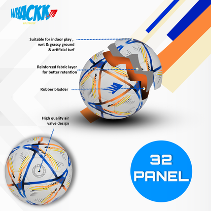 Whackk Hagi Football Navy orange
