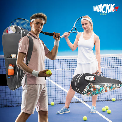 Team Grey Printed 45L Grey Tennis Badminton Squash Equipment