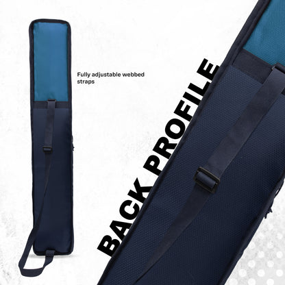 Hayden Blue Cricket Bat Cover Polyester Material, Premium Full Size Cover for Wooden and Plastic Bats with Heavy Duty Stitched Strap