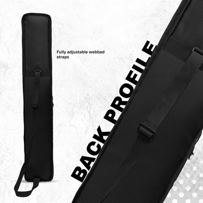 Hayden Black Cricket Bat Cover Polyester Material, Premium Full Size Cover for Wooden and Plastic Bats with Heavy Duty Stitched Strap