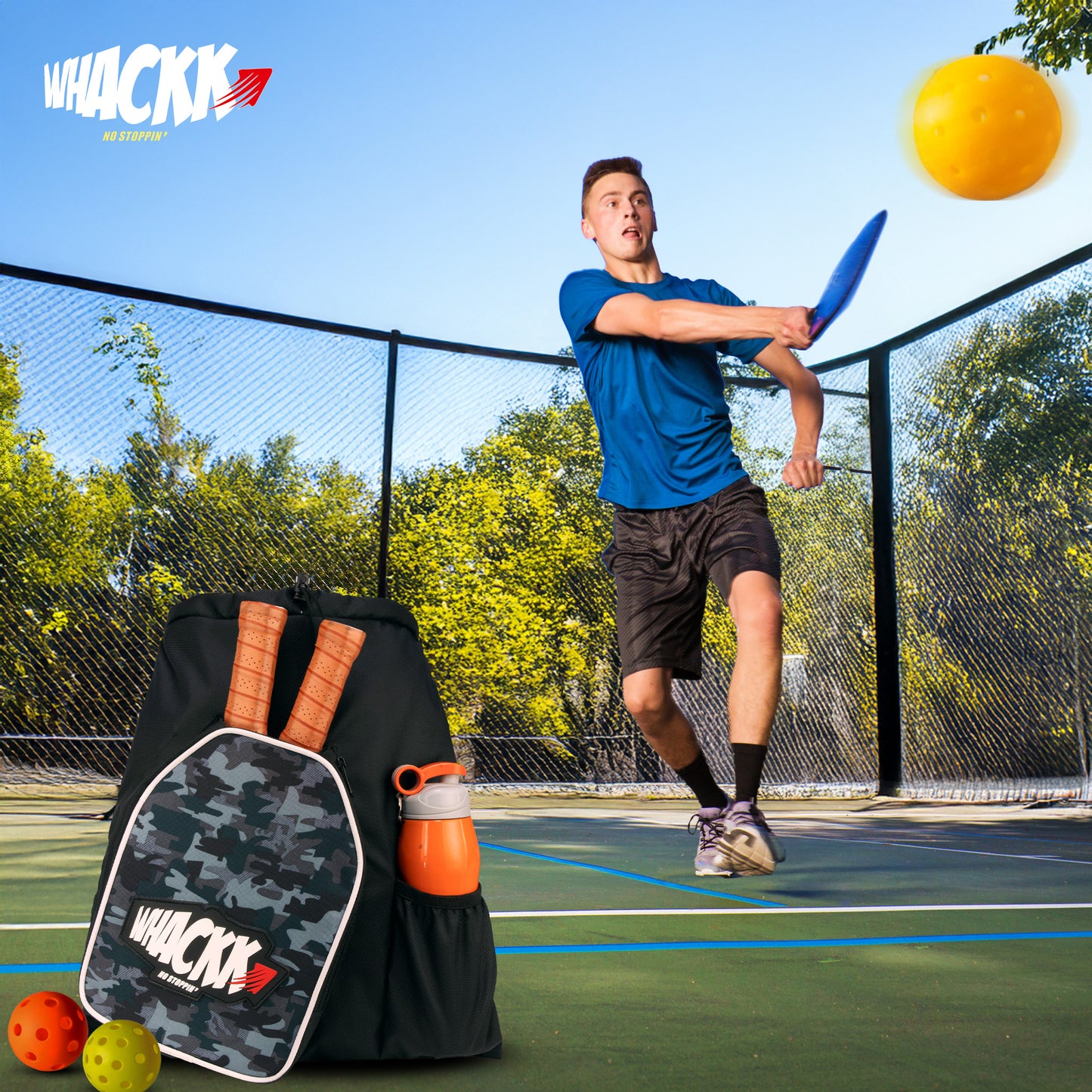 Dink Black Wild stone 8L Pickleball / Table Tennis TT Bag